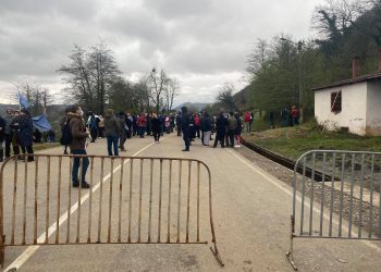 სოფელ გუმათში „ნამახვანჰესის“ მოწინააღმდეგეთა აქცია დილიდან განახლდა