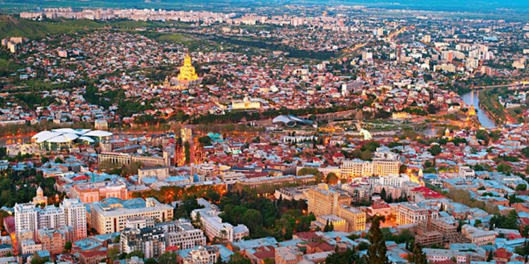 Tbilisi overlooking, Georgia