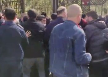 ჭყონდიდის ეპარქიაში, სალხინოს მამათა მონასტერში დაპირისპირება მოხდა