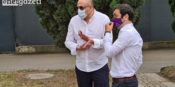 გიორგი გახარიას პარტიის პრეზენტაციაზე არჩილ და რევაზ არველაძეები მივიდნენ