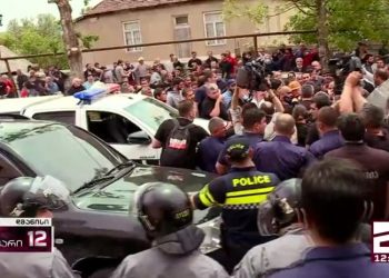 დმანისში ადგილობრივებმა პოლიციასთან გადაინაცვლეს – დეტალები