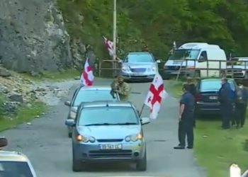 „ნამახვანჰესის“ მოწინააღმდეგეები ცაგერში აქციას მართავენ