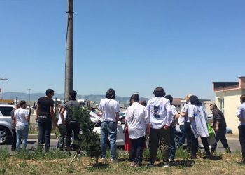 ფოტოები რუსთავიდან, სადაც “ბოლო ზარზე” ავარია მოხდა