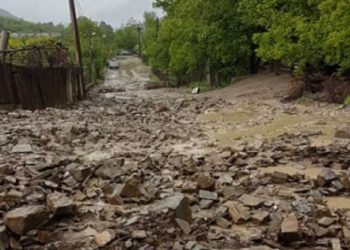 სტიქია ატენში – ძლიერმა წვიმამ ხეობაში პრობლემები შექმნა (ვიდეო)