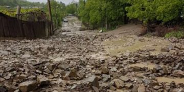 სტიქია ატენში – ძლიერმა წვიმამ ხეობაში პრობლემები შექმნა (ვიდეო)