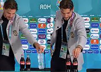 (ვიდეო) – რონალდუს შემდეგ კოკა-კოლა კიდევ ერთმა ფეხბურთელმა ჩაანაცვლა წყლით