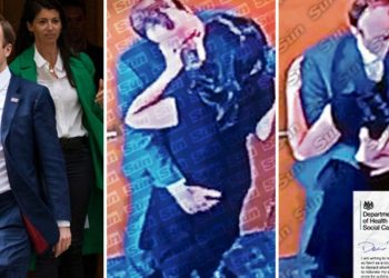 ბრიტანეთის ჯანდაცვის მდივანი კოლეგის კოცნისას დისტანციის დარღვევის გამო გადადგა