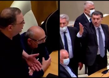 (ვიდეო) – “მასით და ყვირილით ვერ შემაშინებ”, “რუსეთის მონებო” – გუბაზ სანიკიძე და მიხეილ ყაველაშვილი