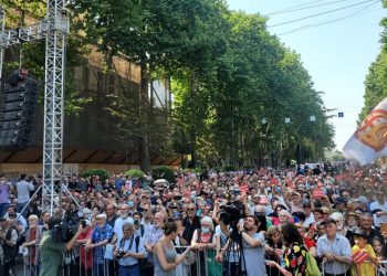 (ვიდეო) – ეკლესიის წინააღმდეგ გამოცხადებულ ბრძოლაში, ჩვენ ვდგავართ დედა ეკლესიის და პატრიარქის გვერდით! – ირმა ინაშვილი