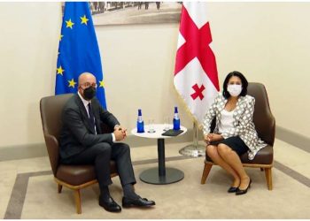 სალომე ზურაბიშვილი შარლ მიშელს პირისპირ შეხვდა