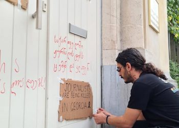 “საქართველოში ჟურნალისტებს კლავენ!” – აქცია ბელგიაში