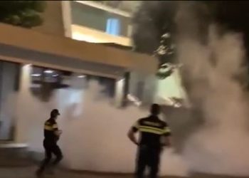 შსს-სთან კაცმა თავის დაწვა სცადა