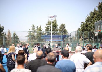 წინასაარჩევნო კამპანიის ფარგლებში, მოსახლეობასთან შეხვედრა ლოტკინის დასახლებაში გაიმართა