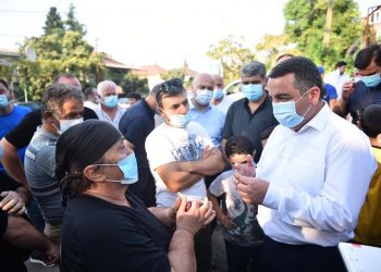 მმართველი პარტიის მერობის კანდიდატი ხელვაჩაურში, ზაზა დიასამიძე მოასახლეობასთან შეხვედრებს აგრძელებს