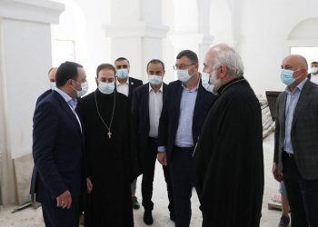 ირაკლი ღარიბაშვილმა სასულიერო პირებთან ერთად ჩხოროწყუში წმინდა დავით აღმაშენებლის სახელობის მშენებარე ტაძარი მოინახულა