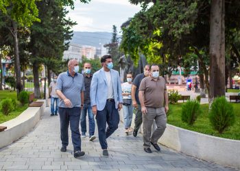 აკაკი წერეთლის სახელობის პარკის რეაბილიტაცია დასრულდა