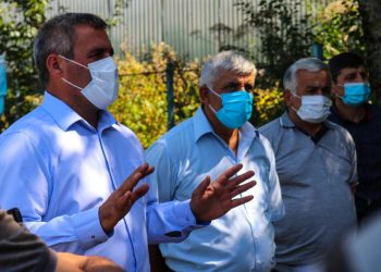 პარტია ,,ქართული ოცნების” ხულოს მერობის კანდიდატი მოსახლეობასთან შეხვედრებს აგრძელებს