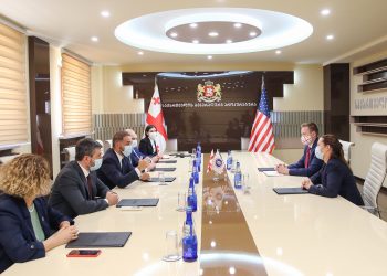 საქართველოს გენერალურმა პროკურორმა ირაკლი შოთაძემ ამერიკის იუსტიციის დეპარტამენტის რეზიდენტ მრჩეველთან სამართლებრივ საკითხებში ლანა ოუვენსთან გაცნობითი ხასიათის შეხვედრა გამართა