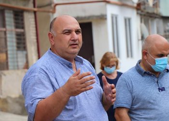 ხობის მერობის კანდიდატი ამომრჩევლებს შეხვედა