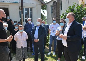 „ქართული ოცნების“ ჭიათურის მერობის კანდიდატი გივი მოდებაძე ხრეითის მოსახლეობას შეხვდა