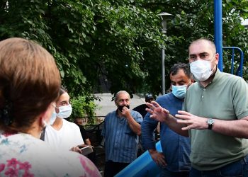 ზურაბ აბაშიძე სოლოლაკის მოსახლეობის საჭიროებებს გაეცნო