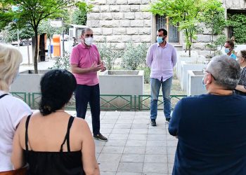 ზურაბ აბაშიძემ მოსახლეობასთან საუბრისას მთაწმინდის განვითარების ხელშეწყობის კუთხით სამომავლო გეგმები განიხილა