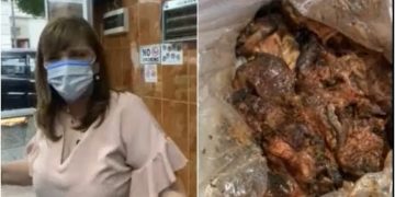 გახრწნილი ხორცი, მწერები და ბუზები – შოკისმომგვრელი კადრები ბათუმიდან (ვიდეო)