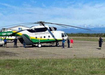 თუშეთში ჩარჩენილი ტურისტების გადმოსაყვანად, სასაზღვრო პოლიციის ორი ვერტმფრენი გაფრინდა