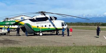 თუშეთში ჩარჩენილი ტურისტების გადმოსაყვანად, სასაზღვრო პოლიციის ორი ვერტმფრენი გაფრინდა