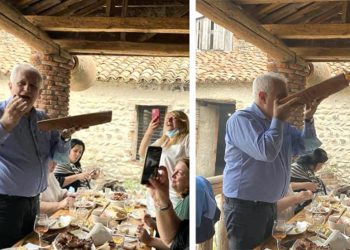 (ფოტოები) – “ვისი ქეიფია დანაშაული?” – გამყრელიძემ რეგულაციების დარღვევით იქეიფა – “სტუდია მონიტორი”