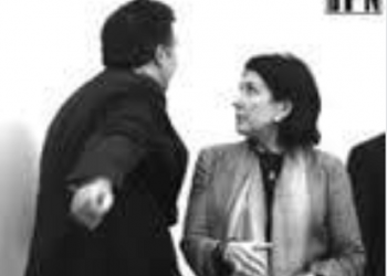 „რეგვენმა მიშა სააკაშვილმა ხელიც კი არ ჩამოგართვათ და ზურგი შეგაქციათ“ – რა ფოტო გამოუქვეყნეს სალომე ზურაბიშვილს