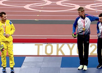 უკრაინელმა პარასპორტსმენმა რუს სპორტსმენებთან ფოტო არ გადაიღო