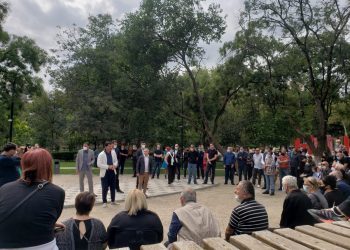 კახა კალაძე ყაზბეგის ქუჩის მოსახლეობას შეხვდა