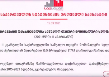 საქართველოში განათლების მუშაკზე დაბალ ხელფასს არავინ იღებს – საქსტატის შოკისმომგრელი მონაცემები