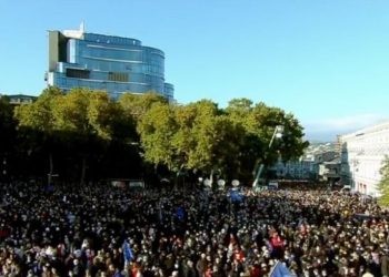 (ფოტოები) – აქცია თავისუფლების მოედანზე