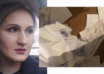 (ფოტო) – “ოპოზიციის სასარგებლოდ შემოხაზულ ბიულეტინებს ნაგავში ყრიან, ნაგვიდან ამოვიღე 50 ნიულეტინი…” – ეკა კობესაშვილი