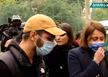 (ვიდეო) – “ქალბატონო ელენე, დატოვეთ საარჩევნო უბანი” – გლდანი
