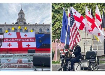 (ვიდეოები) – “მოვდივართ დროშებით და გვხვდებიან ცოცხებით” – ავტოკოლონები თბილისისკენ და მზადება აქციისთვის