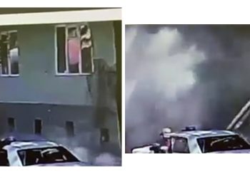 (ვიდეო) – როგორ დაიწყო ნგრევა კორპუსმა – ნგრევის კადრები