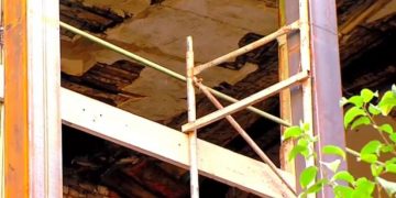 გოგოლის ქუჩაზე სარეაბილიტაციო სამუშაოებისას მუშა დაშავდა