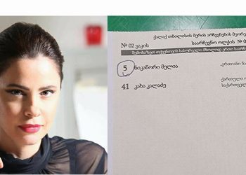 “დამიჭირეთ” – ია ფარულავა ბიულეტენის ფოტოს აქვეყნებს