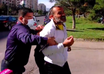 ხმაური რუსთავში – კირკიტაძის საარჩევნო შტაბს თავს დაესხნენ