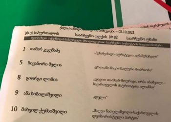ასეთი ბიულეტენებით აპირებენ ბათილობით მანიპულაციას? – ნიკა გვარამია
