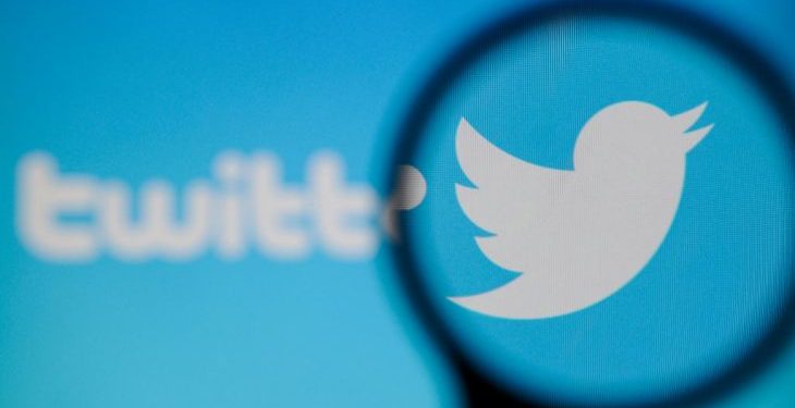 A Twitter logo is seen on a computer screen on November 20, 2017. (Photo by Jaap Arriens/NurPhoto via Getty Images)