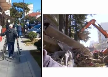 (ვიდეო) – “ქურდობა ამ დროოს? ცრემლებს ვერ ვიკავენ ნანგრევებთან და ეს ნაბი@ვარი, თურმე, ველოსიპედს მპარავს” – ბათუმი