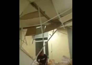 ბათუმის ბავშვთა საავადმყოფოში ჭერი ჩამოინგრა