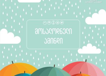 წვიმა და თოვლი – ამინდის პროგნოზი