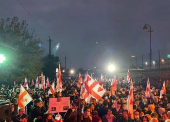 რუსთავის ციხესთან აქცია დაიწყო