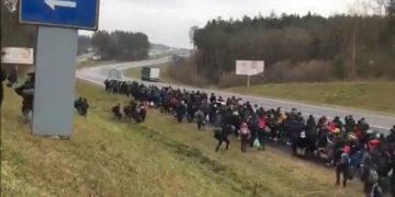 ასობოთ მიგრანტი ბელარუს-პოლონეთის საზღვართან მივიდა