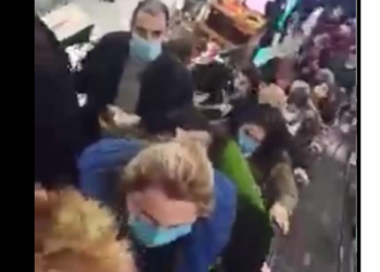 ვიდეო – რა ხდებოდა „გალერია თბილისში“ ევაკუაციამდე